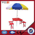 Aluminum Plastic Folding High Chair And High Table Outdoor Furniture